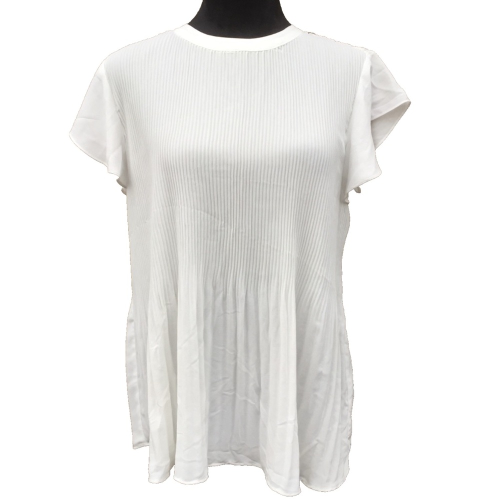 NWT- Adrianna Papell Pleated Blouse